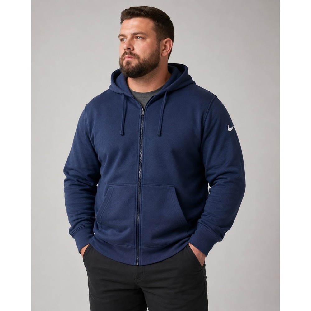 Nike Golf Mens Full Zip Hoodie‎ Navy Blue DB1513-410 Large NWT